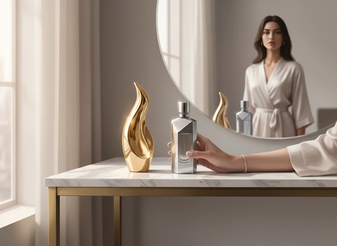 Post Psicologia das Cores: Como o Ouro e o Prata nos Frascos Mudam sua Confiança