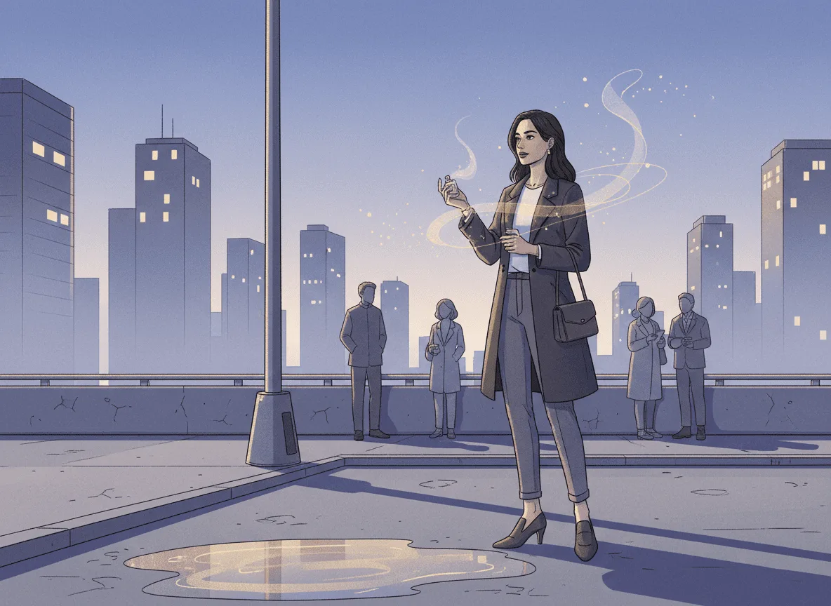 Slide Perfumes Para Quem Espera Ônibus Todo Dia no Mesmo Ponto: Transformando Repetição em Ritual