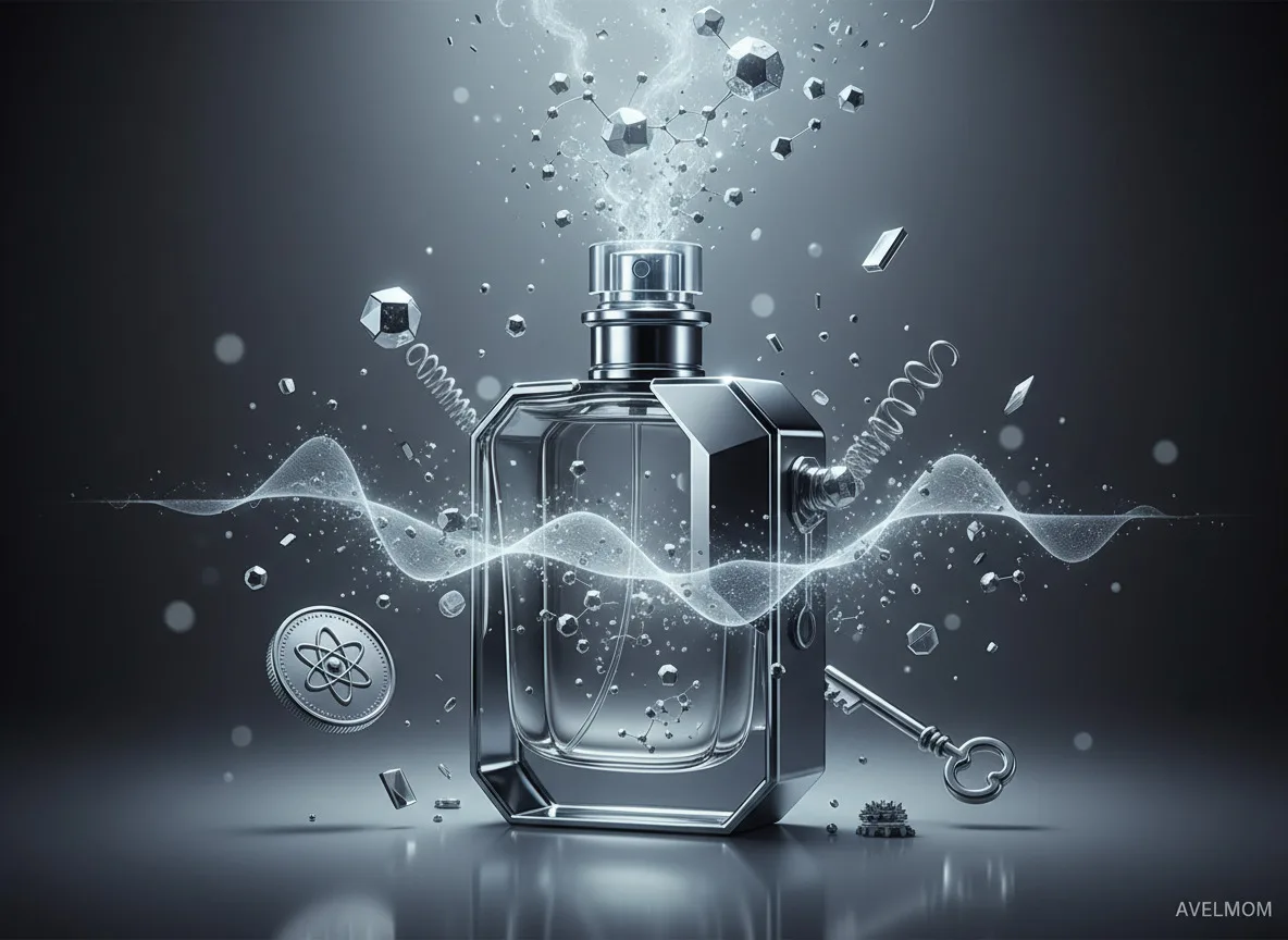 Capa do post O Cheiro do Metal: Como a Perfumaria Recria o Aroma do Ferro e do Aço